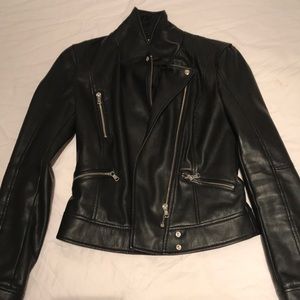 Zara leather jacket